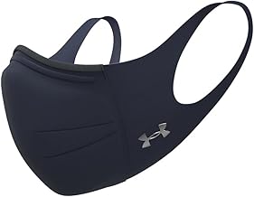 Under Armour - Máscara deportiva unisex de peso pluma, color azul marino medianoche (410), tamaño: pequeño/mediano