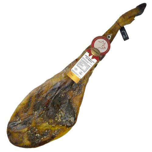 Jamón de Bellota 100% Ibérico ¨JAMONREY¨ -SIN CONSERVANTES NI ADITIVOS- (Elija su peso ideal), (Entregas 24/48 Horas) (JAMÓN DE 6,5 A 7 KG. (Pieza Entera))