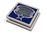 YouTheFan NFL Dallas Cowboys 3D Stadium Drink Coasters