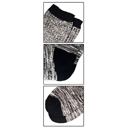 BambooMN Vintage Pattern Slouch Soft Warm Crew Boot Cabin Socks, Sizes and Colors4