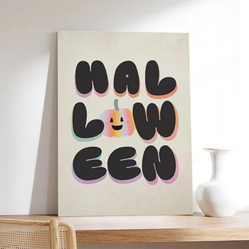 Impression sur toile d'Halloween : deco simple pour mur de salon terne - 7