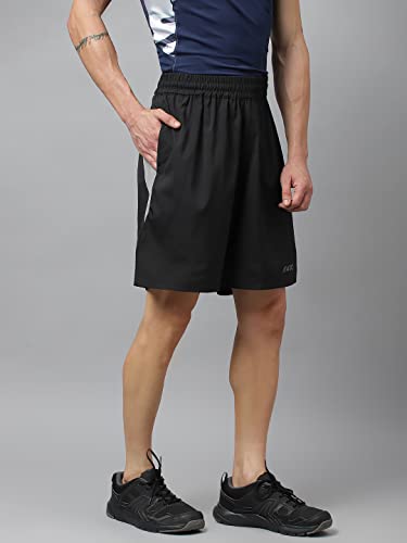 Image of ATICX Polyester Shorts for Men - Quick Dry Lightweight with Zipper Pockets - Gym, Running, Jogging, Training Half Pants for Basketball, Swimming, Badminton, Cycling, Football, Outdoor & Home Wear