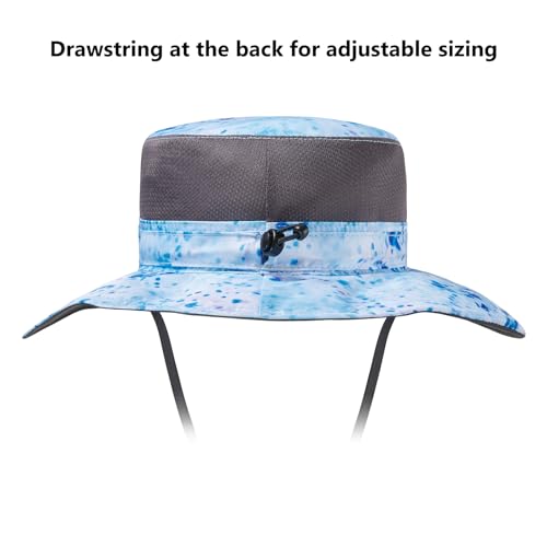 Image of BASSDASH UPF 50+ Sun Fishing Hat Water Resistant with Detachable Neck Flap