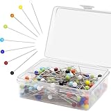 250er-Pack Glaskopfstecknadeln, 38 mm, Mehrfarbig, für Handarbeiten