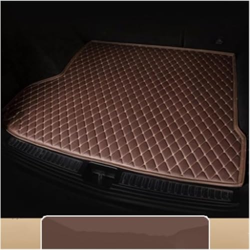 Tapis de coffre voiture en cuir sur mesure luxe pour protection durable du sol