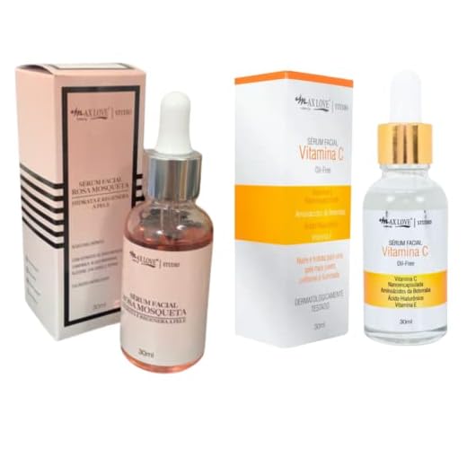 Sérum Facial Rosa Mosqueta + Sérum Vitamina C- Max Love