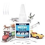 Metal Glue 35g - Super Glue for Stainless Steel, Aluminium Alloy, Metal Tubes and Jewellery, DIY Crafts - Transparent,Waterproof, Heat-Resistant，with Anti-Clog Cap