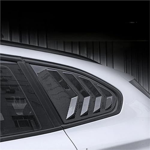 Osłonę bocznej żaluzji samochodu Pasuje do BMW X1 F48 2016-2022, tylna boczna szyba, trójkątny spojler, listwa wykończeniowa, akcesoria samochodowe