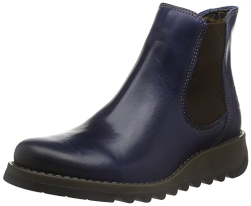 Fly London Salv Buty Chelsea Kobiety, Blau Blue 019, 39 EU