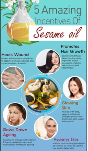 Image of Sarv Matrikaa Wood Pressed Sesame Oil 250 ml | Pure and Unrefined oil | Rich in Nutrients Ideal for Cooking | Til oil Skincare & Massage