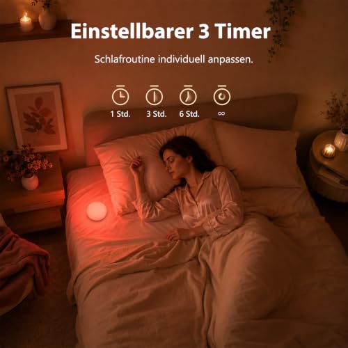 Nachtlicht Kinder Dimmbar mit Hängering für Kinderzimmer, Stilllicht Baby – Bild 4