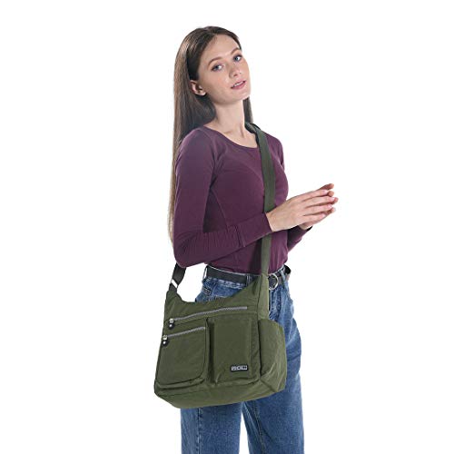 Mhcnll Crossbody Bag With Anti Theft Rfid Pocket - Women Lightweight Water-Resistant Purse (Green) #TOP1