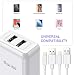 Quntis Cargador iPhone USB de Pared 12W con 2 Puertos USB y...