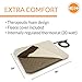 K&H Pet Products Lectro-Soft Orthopedic Outdoor Heated Cat Bed for Outdoor Cat Houses, Safety Listed Automatic Warming Pad, Soft and Flexible, Waterproof, Washable Cover - Small 18 X 14in Tan 20W
