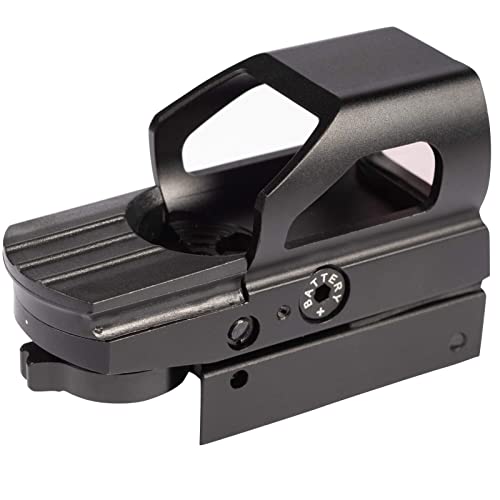 Hd104 Reflex Sight Manual Adjustable Rifle Red Green Dot Sight Scope Optic With 4 Tactical Reticle For Hunting (Black) #TOP2