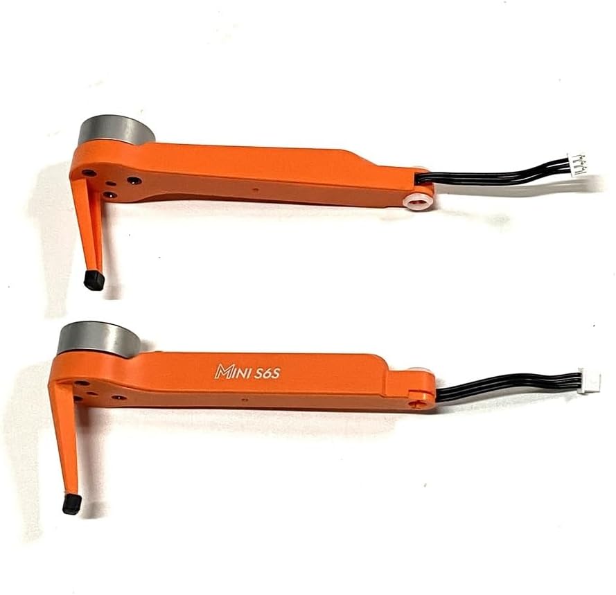 [Drone Parts] for S6S GPS 5G WiFi RC Drone Arm Accessories Mini S6S Quadcopter Motors Engines Parts [Easy Installation] (Color : Orange arms)
