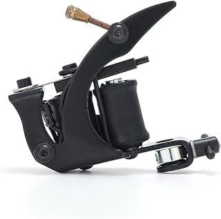Tattoo Machine Beginner Coils Tattoo Machine for Liner Shader Tattoo Tattoo Machine Black Tattoo Coil Machine Student Practice Set Machine,B