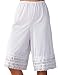 Velrose Snip-it 26" Culotte Slip (2402), White, 2X