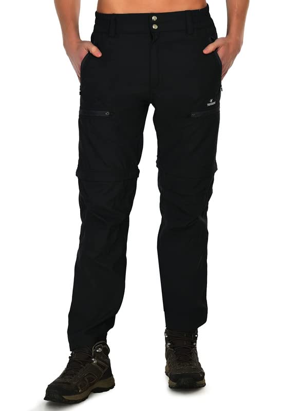 Image of TREKMONK Men's Loose Convertible Cargo Trekking Pants