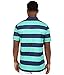 Nike Men's Golf Victory Bold Stripe Polo - X-Large - Lucid Green/Midnight Navy/White