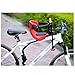 WANGJISSA Child Bike Seat, Front Saddle with Shock Absorption, Baby Safety Bicycle Chair for Mountain Bikes, Adjustable Pedals, Soft Cushion, Suitable for 8 Months to 4 Years, 50KG Capacity
