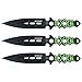 Z Hunter ZB-075-3 Thrower Knife (3-Piece), 7.5-Inch, Green