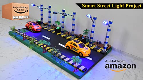 Image of Automatic Street Light Project Kit Box /Street Light School Project /IR Sensor Street Light /Smart Street Light Project Kit Box