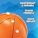 Inflatable Basketball Beach Balls (6 Pack) - 16-Inch Durable PVC Blow Up Beach Balls for Kids, Easy to Inflate, Outdoor Summer Pool Toys, Basketball Party Favors, Sports Theme Decorations, Giveaways