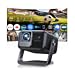 Proiettore 4K【Google TV, 1200 ANSI, 360° Rotazione, 30W HiFi】Videoproiettore HDR10 Auto Focus e 6D Keystone, WiFi Bluetooth, Proiettore Portatile Controllo Vocale, Projector Soffitto e Home Cinema