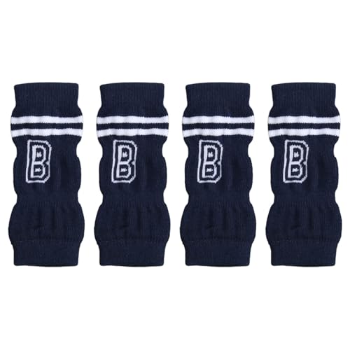 Image of Dog Elbow Protector Sleeves, Soft Warm Joint Support Guard for Injury Recovery Arthritis Cotton Polyurethane Bear Pattern 4 Pack
