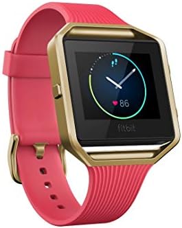 Fitbit Blaze Special Edition, Gold, Pink, Small (US Version) (Renewed)