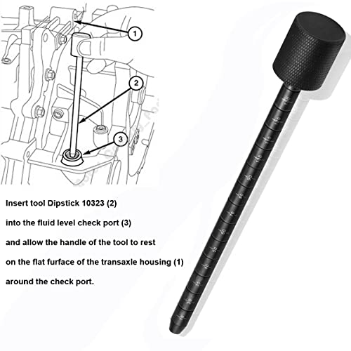 Transmission Dipstick Compatible With Chrysler Dodge Dart Fiat 500 Jeep Grand Cherokee/Compass/Patriot 6F24 Automatic Transmissions #TOP3