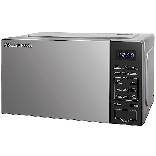 Russell Hobbs Touch Control Digital Solo Microwave 20L 800W in Silver with 10...