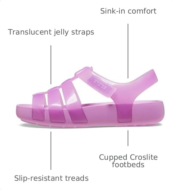 Image of Crocs Girls' Isabella Glitter Sandals