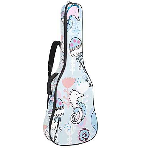 Housse souple pour guitare basse rembourrée avec boucle de suspension