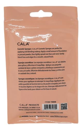 Éponge de maquillage CALA éponge carrée double face pack de 2 pièces