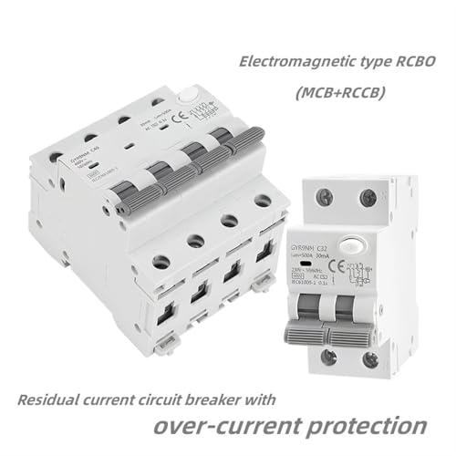 RCBO 2P 40A élimine les risques de surintensité et fuites électriques 300mA - 6