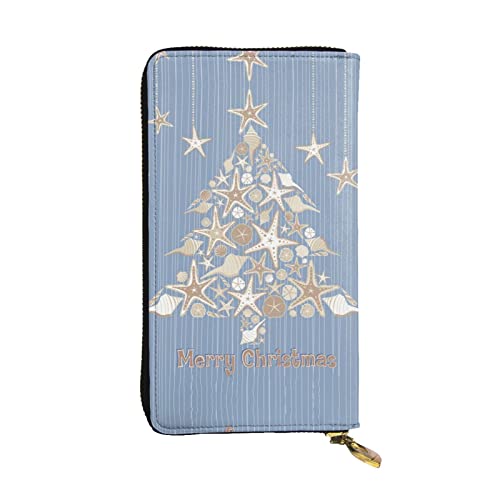 Portefeuille en cuir chouette bleue grande capacité pour homme et femme style classique