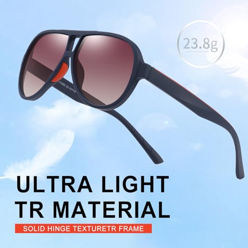 Polarized Aviator Sunglasses for Women Men, Classic 70s Sun Glasses Vintage Trendy Oval Aviators Shades New2