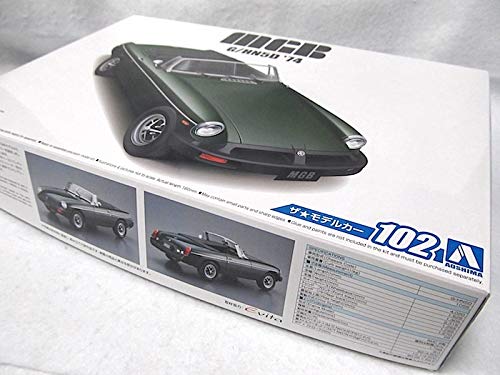 Amazon.co.jp: アオシマ ザ・モデルカーシリーズ102「1/24 MGB G/HN5D