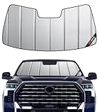 Pigenius Windshield Sun Shade for Toyota Tundra 2022-2026 Front Window Sunshade -...
