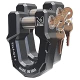 M1 Store 71514, D Ring Shackle, Anodized Aluminum Redeemer Shackle with InfiniteRule Security Lockin