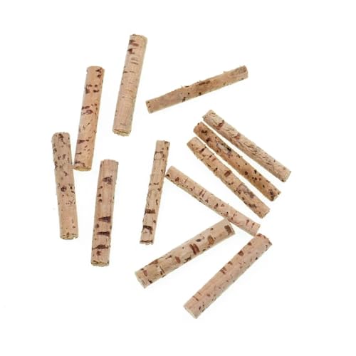 Set de 10 piezas de cañas de corcho para pesca de carpa miniatura 7