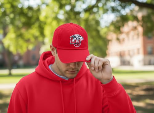 Gorra de béisbol bordada con visera Flameada ajustable miniatura 5