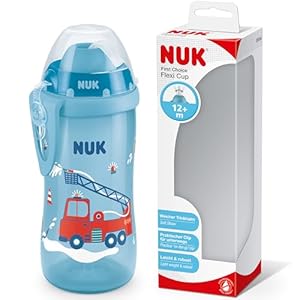 NUK First Choice Flexi Cup Feuerwehrauto Blau