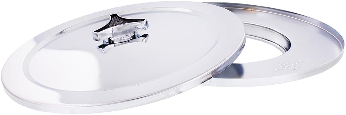 United Pacific S1107 Chrome 10" Air Cleaner Assembly, Low Profile, Die-Cast Chrome Plated Wing Nut, Filter & Breather Hose Nipple Included - ONE Set