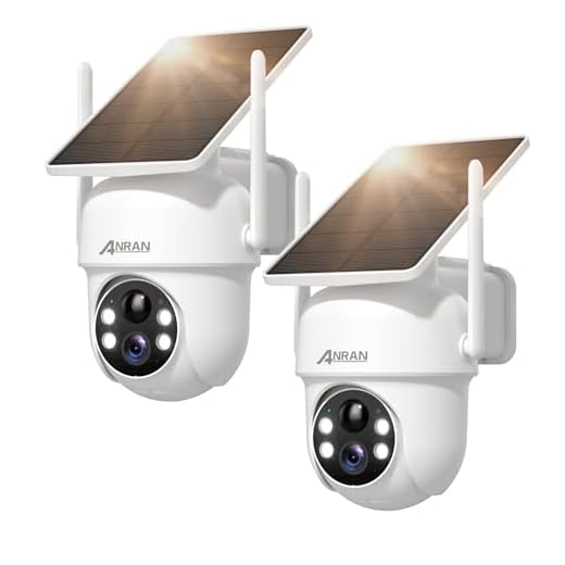 ANRAN 2K Solar Wireless Security Cameras