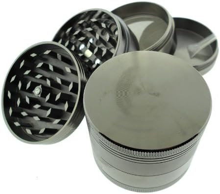Titanium 4 PC Herb Magnetic Grinder Medium 2.1 inch