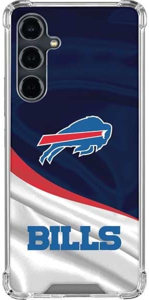Skinit Clear Phone Case Compatible with Galaxy S23 FE - Officially Licensed NFL Buffalo Bills Design