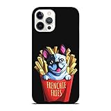 Frenchie Fries Fanatics Funny French Bulldog for Dog Lovers Case - Compatible with iPhone 13 12 11 X...